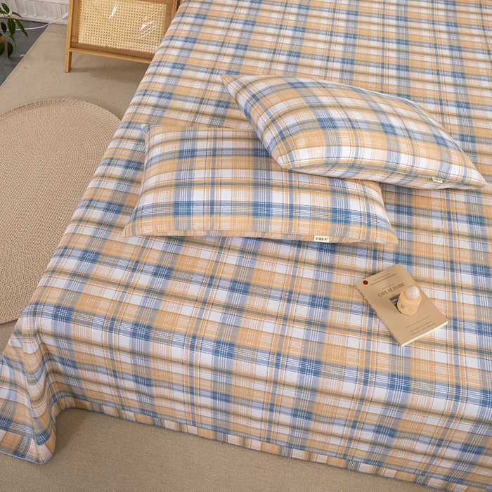 91家纺网 家纺一手货源 找家纺 鸣升 新款舒适透气100%全棉老粗布枕套 星空米