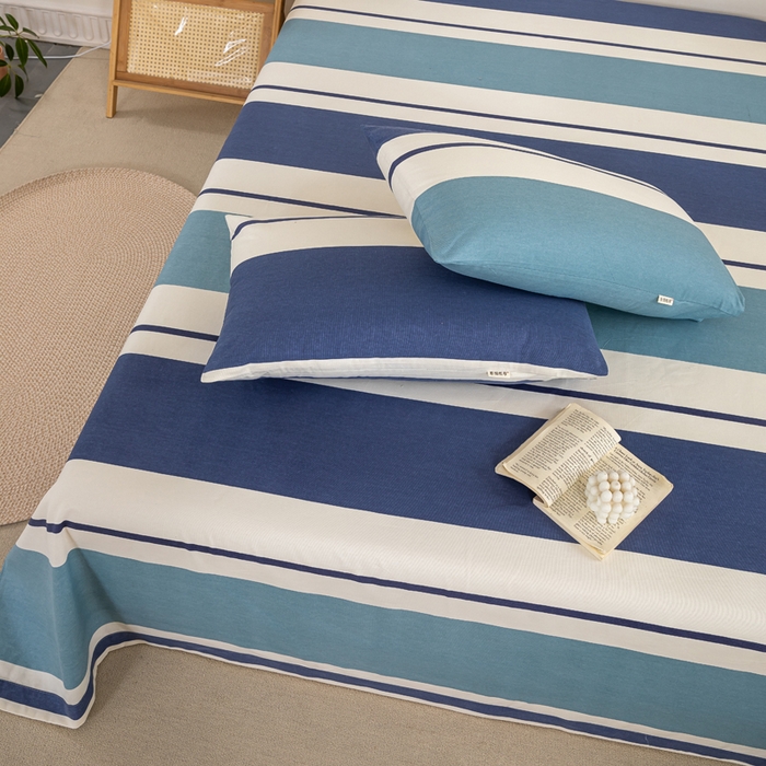 91家纺网 家纺一手货源 找家纺 鸣升 新款舒适透气100%全棉老粗布枕套 欢乐