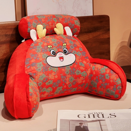 91家纺网 家纺一手货源 找家纺 （总）仟亿莱 2024新款卡通三层纱拥抱式腰靠