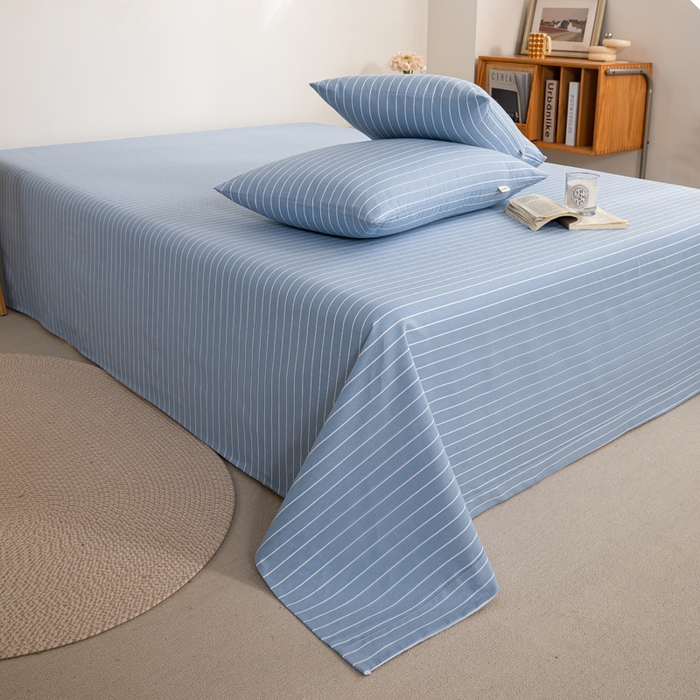 91家纺网 家纺一手货源 找家纺 鸣升 新款舒适透气100%全棉老粗布枕套 细川（兰）