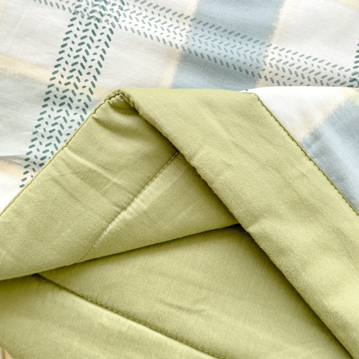 91家纺网 家纺一手货源 找家纺 金丝鸟家纺 2024新款全棉棉花夏被四件套 小格米奇