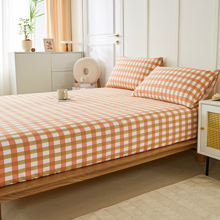 91家纺网 家纺一手货源 找家纺 （总）鸣升 新款舒适透气全棉老粗布床笠