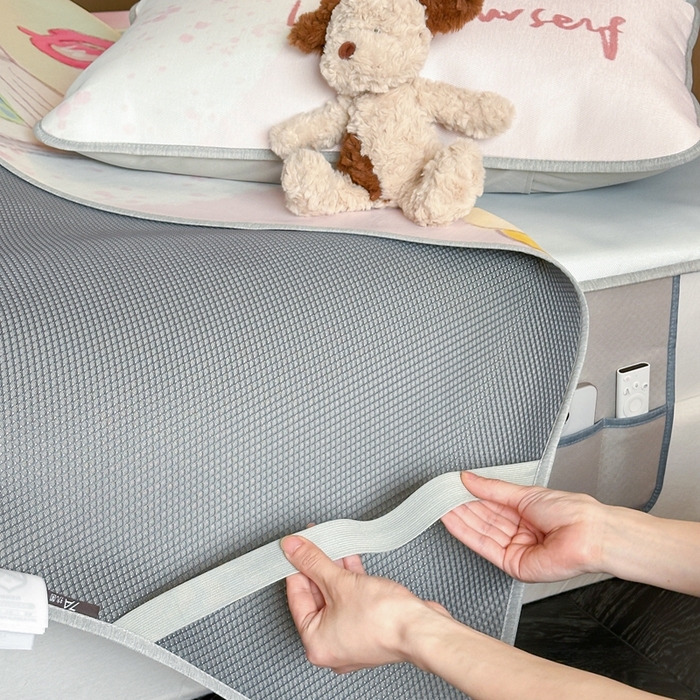 91家纺网 家纺一手货源 找家纺 时年 2024新款7A抗菌数码印花冰丝凉席（充值会员优惠10元） 好朋友