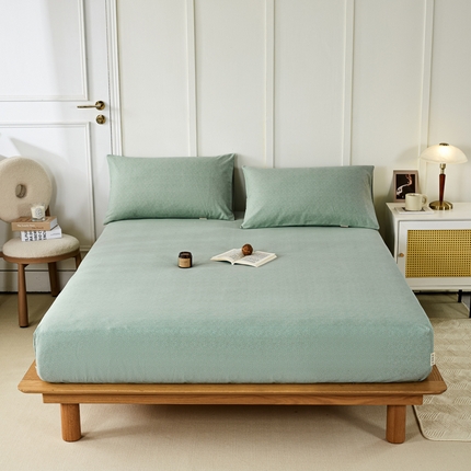 91家纺网 家纺一手货源 找家纺 （总）鸣升 新款舒适透气全棉老粗布床笠