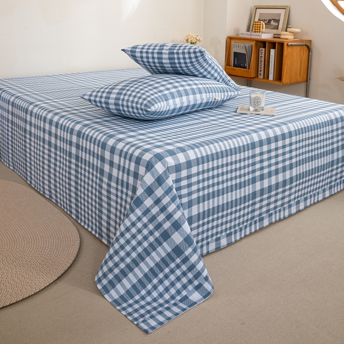 91家纺网 家纺一手货源 找家纺 鸣升 新款舒适透气100%全棉老粗布枕套 柏林（兰）