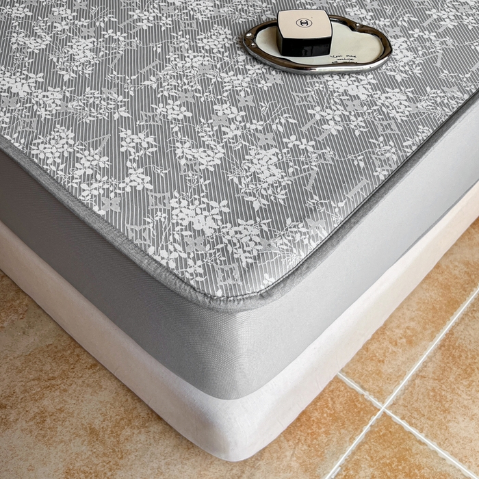 91家纺网 家纺一手货源 找家纺 慕尚家纺 2025新款提花席床笠款 床笠-玫瑰之恋