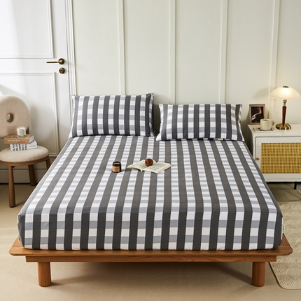 91家纺网 家纺一手货源 找家纺 （总）鸣升 新款舒适透气全棉老粗布床笠