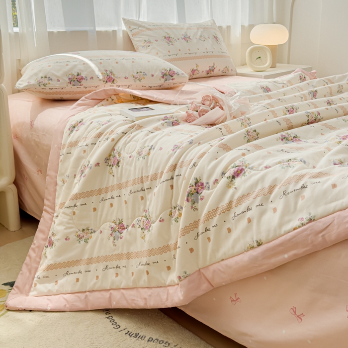 91家纺网 家纺一手货源 找家纺 （总）金丝鸟家纺 2024新款全棉棉花夏被四件套