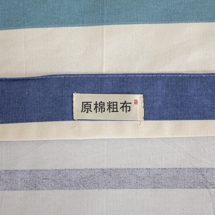 91家纺网 家纺一手货源 找家纺 鸣升 新款舒适透气100%全棉老粗布床单 欢乐