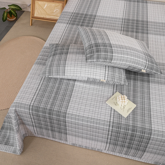 91家纺网 家纺一手货源 找家纺 鸣升 新款舒适透气100%全棉老粗布枕套 星月