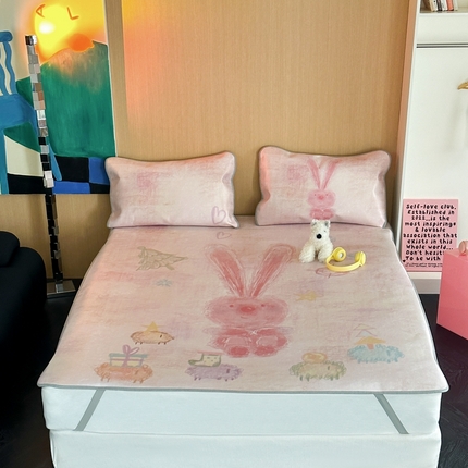 时年 2024新款7A抗菌数码印花冰丝凉席（充值会员优惠10元） 童话书