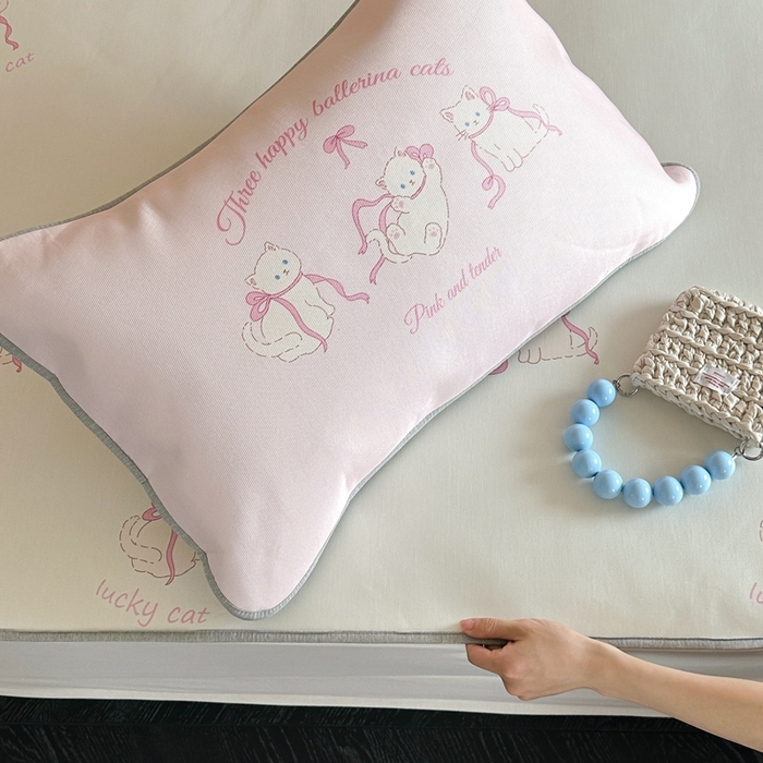 91家纺网 家纺一手货源 找家纺 （总）时年 2024新款7A抗菌数码印花冰丝凉席（充值会员优惠10元）