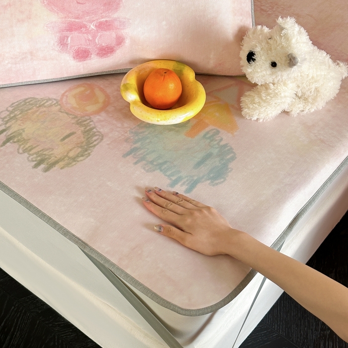 91家纺网 家纺一手货源 找家纺 时年 2024新款7A抗菌数码印花冰丝凉席（充值会员优惠10元） 童话书