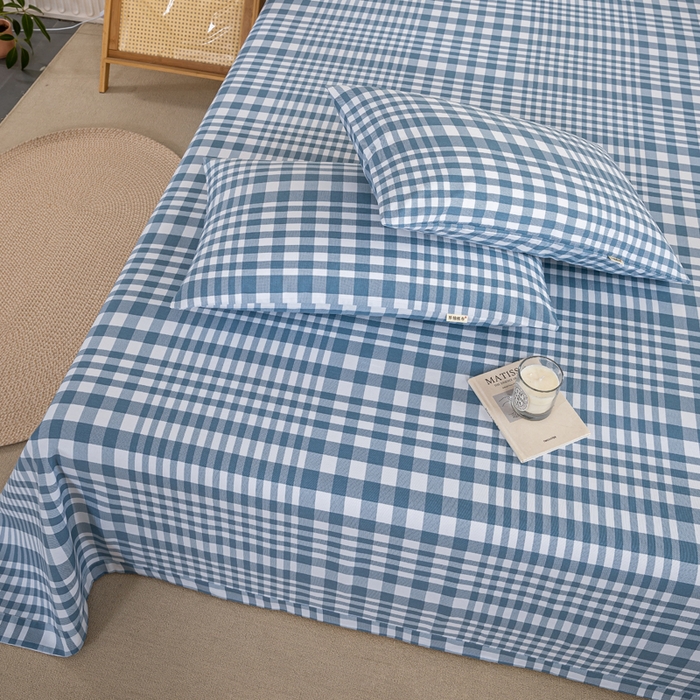 91家纺网 家纺一手货源 找家纺 鸣升 新款舒适透气100%全棉老粗布枕套 柏林（兰）