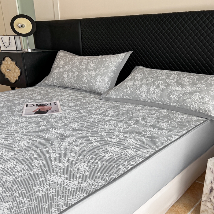 91家纺网 家纺一手货源 找家纺 慕尚家纺 2025新款提花席床笠款 床笠-玫瑰之恋