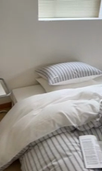 91家纺网 家纺一手货源 找家纺 玛奇朵 新款全棉色织立体提花四件套-海街日记 海街日记-蓝咖（搭配白色床单）