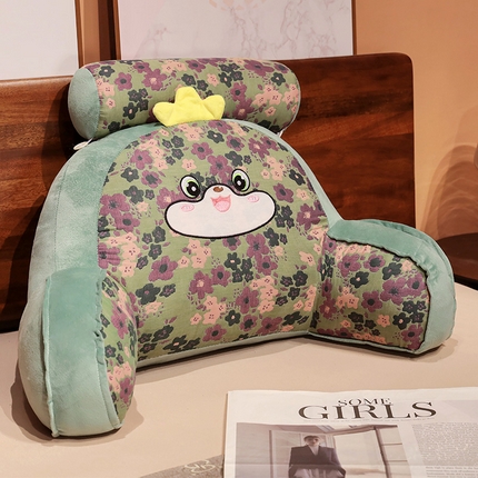 91家纺网 家纺一手货源 找家纺 （总）仟亿莱 2024新款卡通三层纱拥抱式腰靠