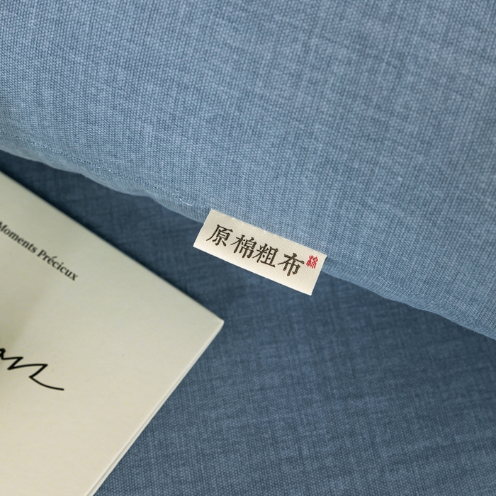 91家纺网 家纺一手货源 找家纺 鸣升 新款舒适透气100%全棉老粗布枕套 樱花-兰