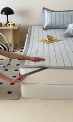 91家纺网 家纺一手货源 找家纺 时年 2024新款7A抗菌提花毛巾绣冰丝凉席（充值会员优惠10元） 冰丝毛巾绣-可爱修狗