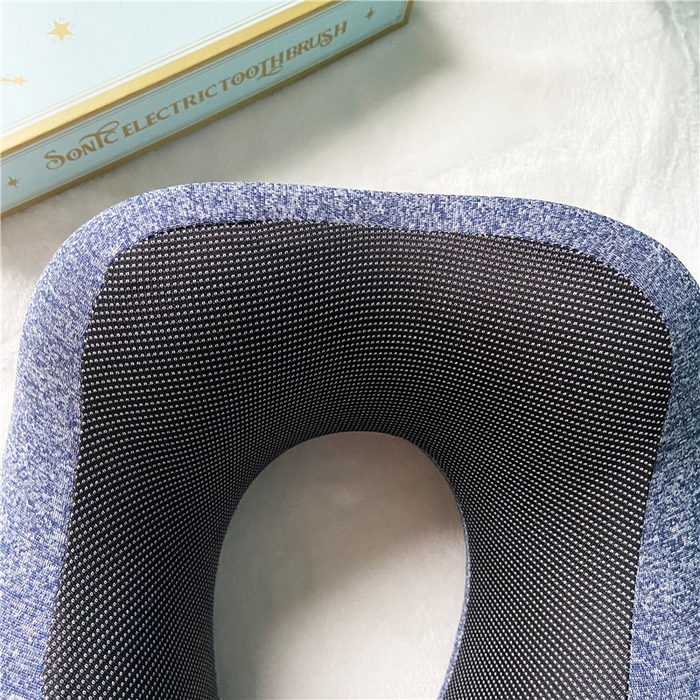 91家纺网 家纺一手货源 找家纺 卡奥家纺 2024新款阳离子U型枕 蓝27*25*14cm