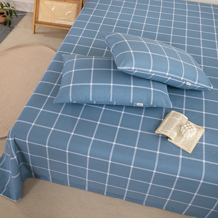 91家纺网 家纺一手货源 找家纺 鸣升 新款舒适透气100%全棉老粗布枕套 柏拉图兰