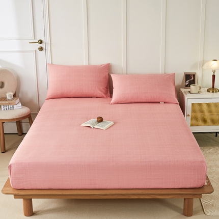 91家纺网 家纺一手货源 找家纺 （总）鸣升 新款舒适透气全棉老粗布床笠