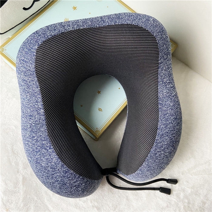 91家纺网 家纺一手货源 找家纺 卡奥家纺 2024新款阳离子U型枕 蓝27*25*14cm