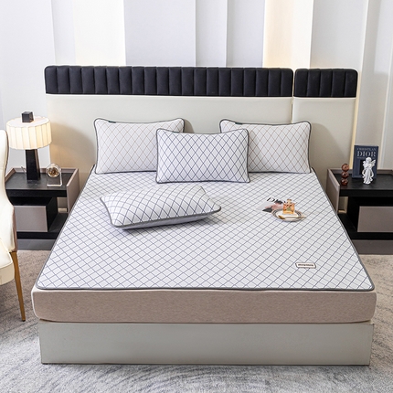 91家纺网 家纺一手货源 找家纺 （总）好眠好梦家纺 2024新款A类凉感抑菌软席布拉格床席款