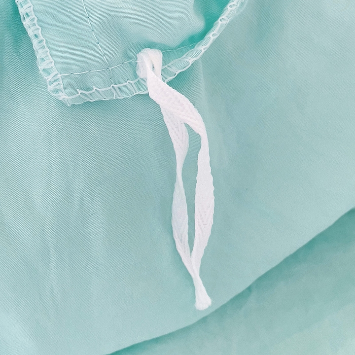 91家纺网 家纺一手货源 找家纺 艾特你 2024新款A类水洗棉被套纯色被套单被套素色被套 混搭-水绿黄