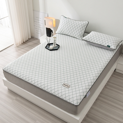 91家纺网 家纺一手货源 找家纺 （总）好眠好梦家纺 2024新款A类凉感床笠凉席布拉格PE床笠款