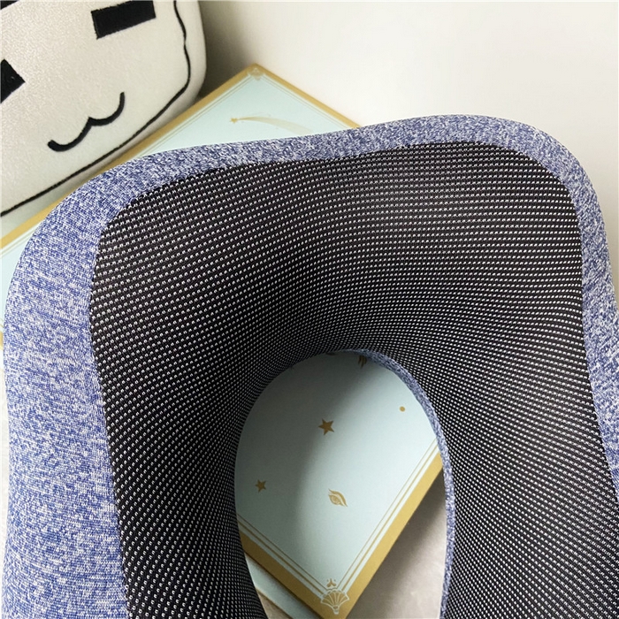 91家纺网 家纺一手货源 找家纺 卡奥家纺 2024新款阳离子U型枕 蓝27*25*14cm