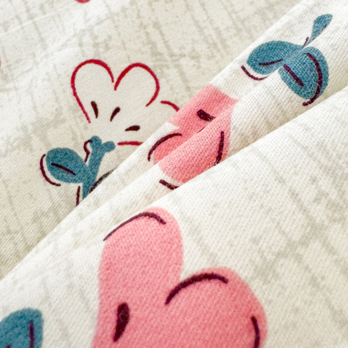 91家纺网 家纺一手货源 找家纺 金丝鸟家纺 2024新款全棉棉花夏被四件套 花束