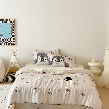 91家纺网 家纺一手货源 找家纺 （总）圆岛家纺 2024新款萌宠数码印花莱赛尔四件套