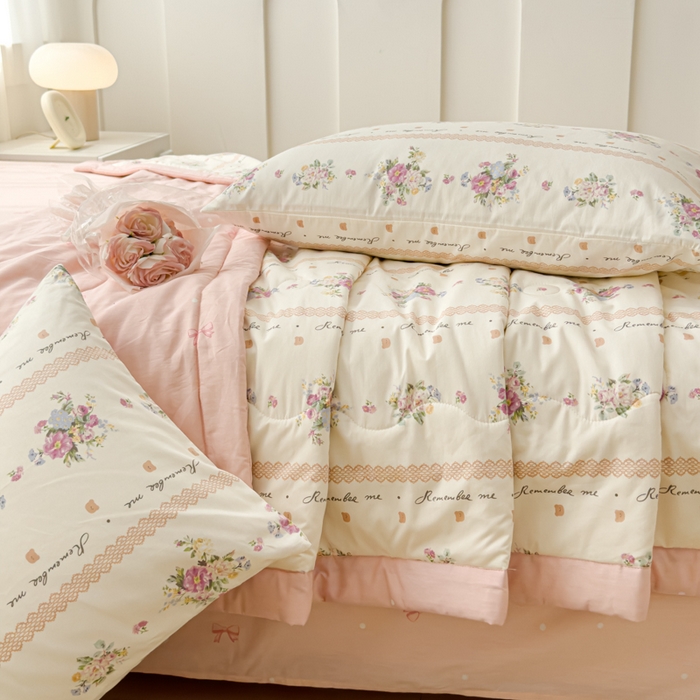 91家纺网 家纺一手货源 找家纺 （总）金丝鸟家纺 2024新款全棉棉花夏被四件套