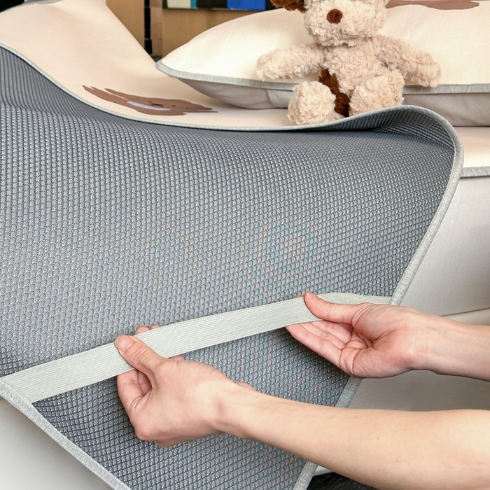 91家纺网 家纺一手货源 找家纺 时年 2024新款7A抗菌数码印花冰丝凉席（充值会员优惠10元） 小盆友