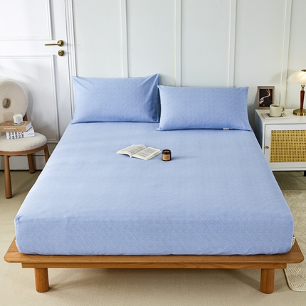 91家纺网 家纺一手货源 找家纺 （总）鸣升 新款舒适透气全棉老粗布床笠