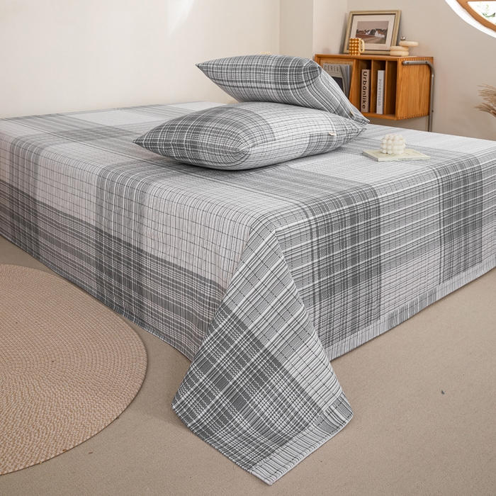 91家纺网 家纺一手货源 找家纺 鸣升 新款舒适透气100%全棉老粗布枕套 星月