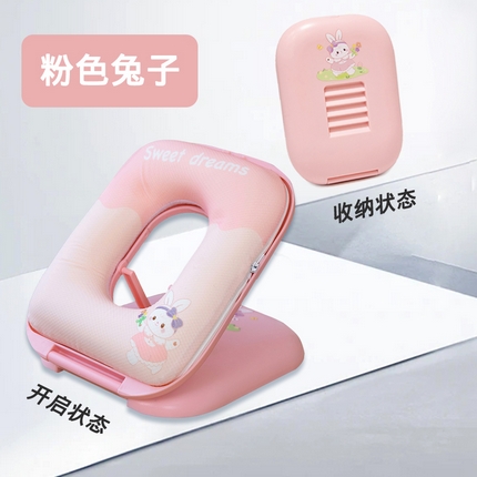 91家纺网 家纺一手货源 找家纺 （总）仟亿莱 2024新款学生折叠款五档调节午睡枕