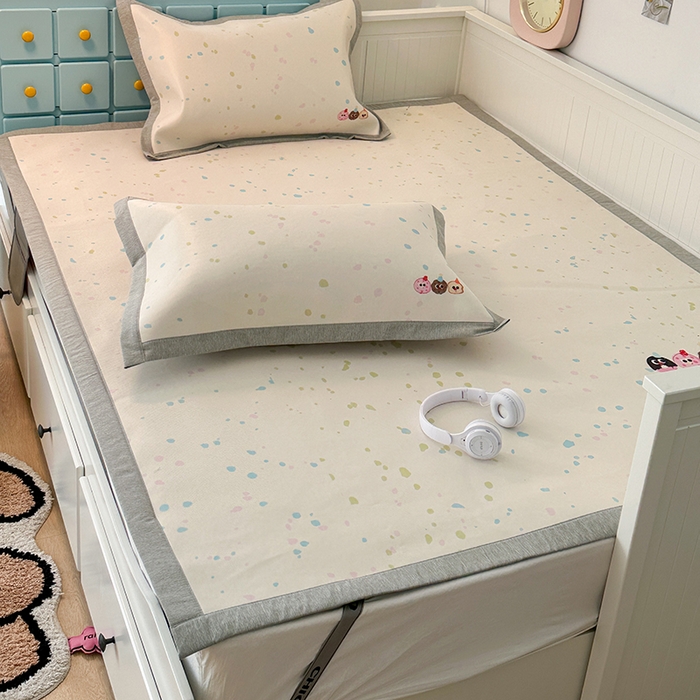 91家纺网 家纺一手货源 找家纺 （总）昔可家纺 2024新款大版数码印花养生冰藤席