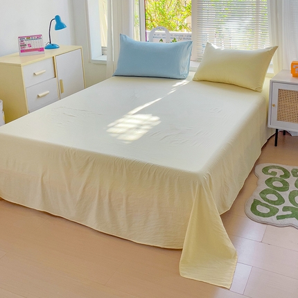 91家纺网 家纺一手货源 找家纺 （总）艾特你 2024新款水洗棉单床单系列