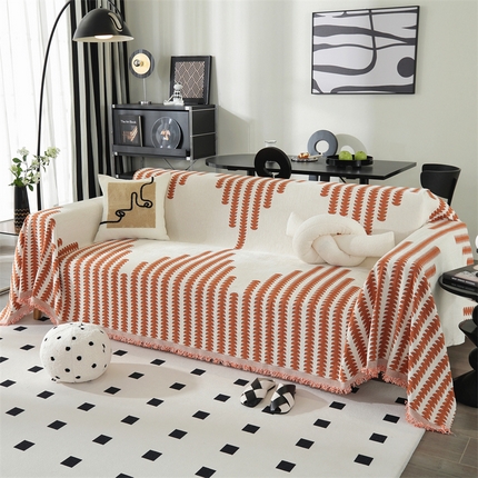 91家纺网 家纺一手货源 找家纺 （总）共鸣沙发垫 2024新款雪尼尔拾忆 浮生梦系列沙发巾