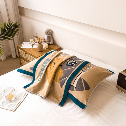 91家纺网 家纺一手货源 找家纺 （总）悦然 2024新款全棉6层纱布枕巾 52*78cm/对