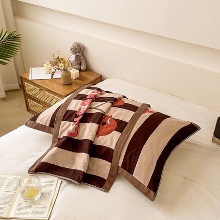 91家纺网 家纺一手货源 找家纺 （总）悦然 2024新款全棉6层纱布枕巾 52*78cm/对