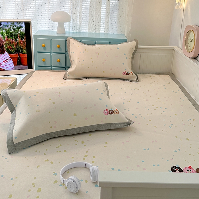 91家纺网 家纺一手货源 找家纺 （总）昔可家纺 2024新款大版数码印花养生冰藤席