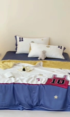 91家纺网 家纺一手货源 找家纺 （总）星野 2024新款天丝夏被大卡系列篮球小子