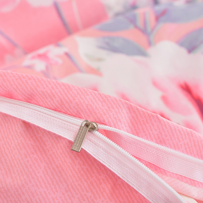 91家纺网 家纺一手货源 找家纺 小雨家纺 2026新款芦荟棉单件床裙+床裙三件套 春风画梦