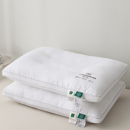 91家纺网 家纺一手货源 找家纺 （总）浩宇家纺 2025新款新疆长绒棉全棉枕芯0甲醛无荧光剂枕头