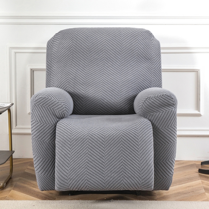 91家纺网 家纺一手货源 找家纺 千彤沙发垫 2024新款芝华士沙发套拉花绒人字纹系列 深灰