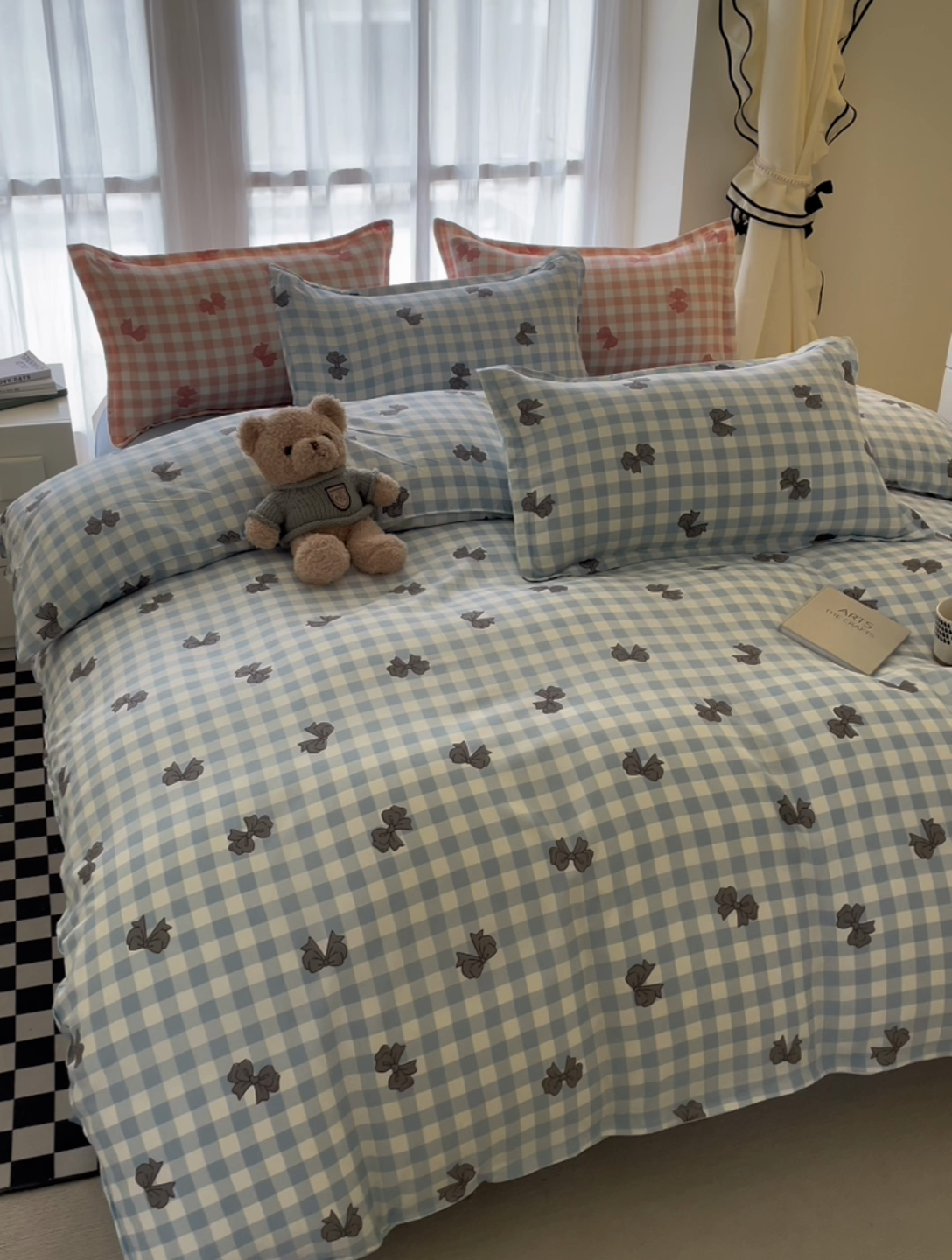 91家纺网 家纺一手货源 找家纺 （总）宏源家纺 2024新款亲肤芦荟棉印花四件套-四月新品