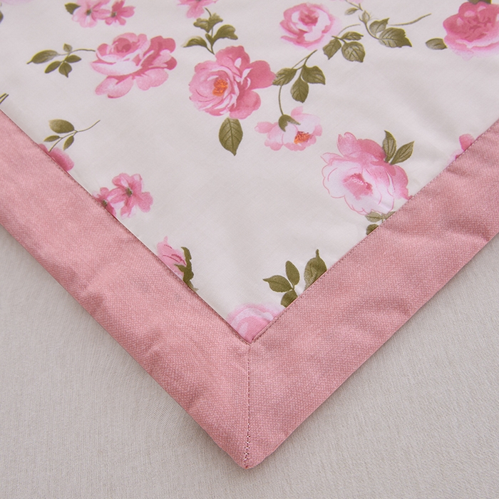 91家纺网 家纺一手货源 找家纺 羽梦家纺 2024新款全棉棉花夏被 玫瑰花语